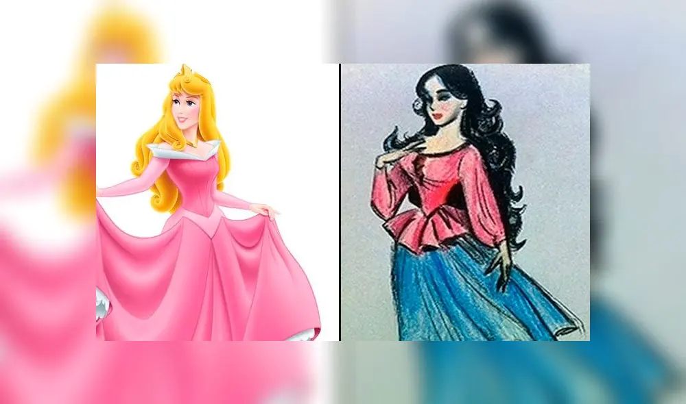 Filtran bocetos originales de memorables personajes de Disney [FOTOS]