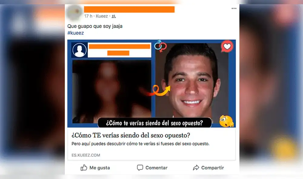 Facebook: El peligro de haber jugado 'Cómo te verías si fueras del sexo opuesto?'