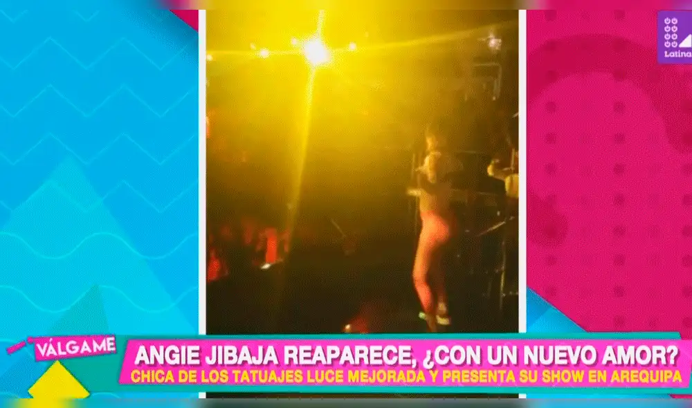 Angie Jibaja reaparece en los escenarios y es captada con misterioso galán