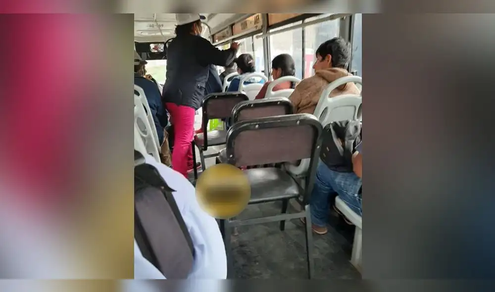 En combis de Arequipa colocan sillas para incrementar aforo de pasajeros. Foto: Frase Corta. En combis de Arequipa colocan sillas para incrementar aforo de pasajeros. Foto: Frase Corta.