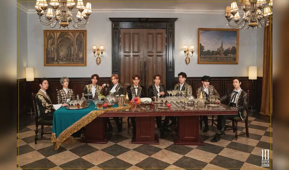 SUPER JUNIOR en imagen promocional de The renaissance. Foto: @SJofficial