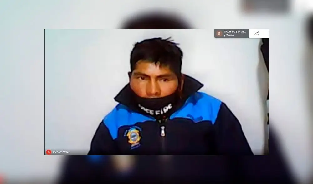 Acusado escuchó su sentencia de manera virtual. Acusado escuchó su sentencia de manera virtual.