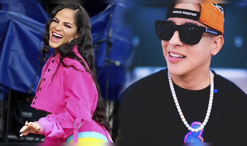 La dominicana sorprendió al reggaetonero con sensual baile al ritmo de 'Que tire pa lante'.