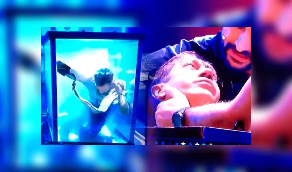 Pedro Volta, concursante de Got Talent España, casi muere ahogado dentro de tanque de agua. Foto: Composición Pedro Volta, concursante de Got Talent España, casi muere ahogado dentro de tanque de agua. Foto: Composición