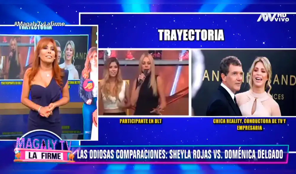 Magaly Medina compara a Sheyla Rojas y Doménica tras ampay con Pedro Moral