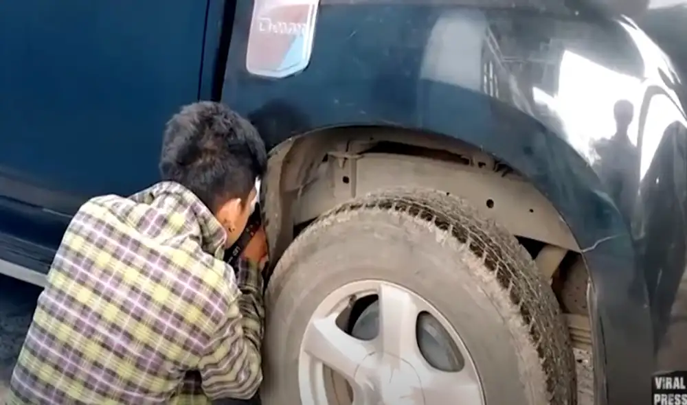 Desliza hacia la izquierda para ver las imágenes del viral de YouTube. Foto: Viral Press.