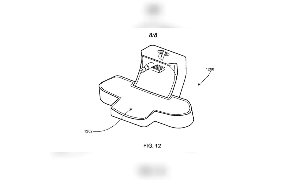 Un adaptador de corriente.