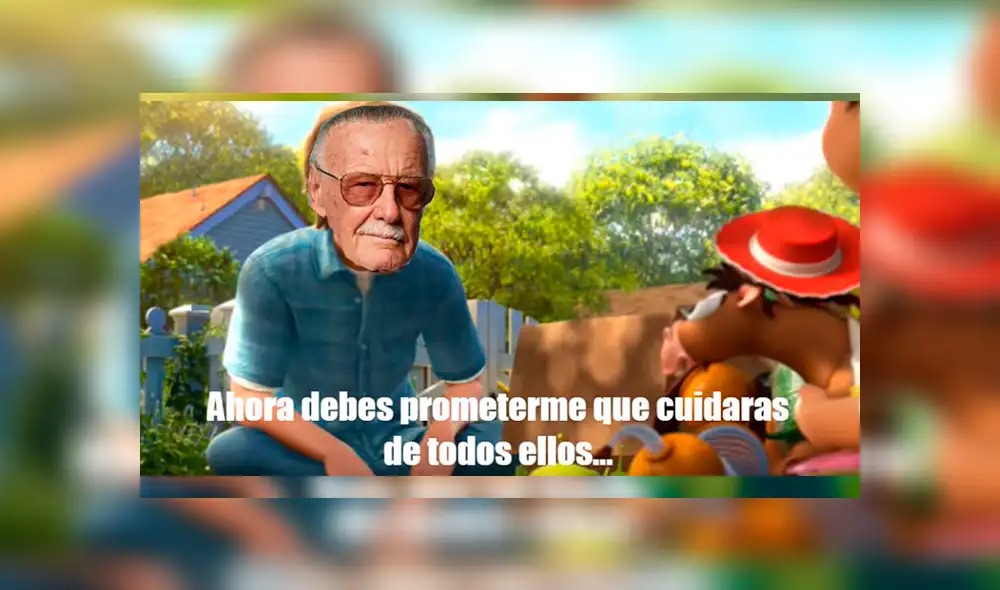 Facebook: 'Stan Lee' se despide de sus superhéroes en conmovedora escena de Toy Story [FOTOS]