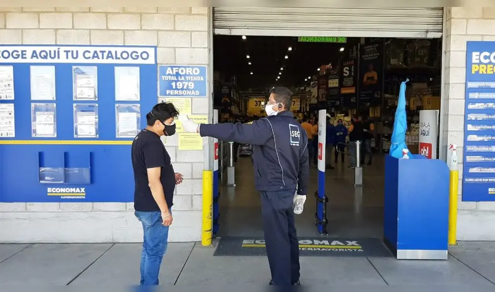 Municipio de Yanahuara verificó si supermercados cumplen con el protocolo sanitario.