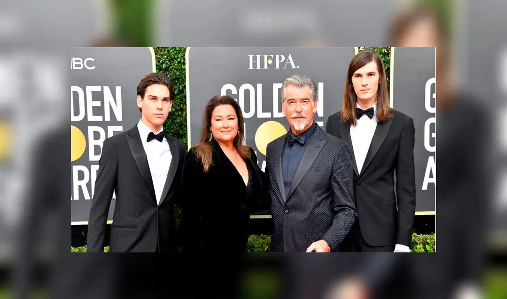 Hijos de Pierce Brosnan, Dylan y Paris.