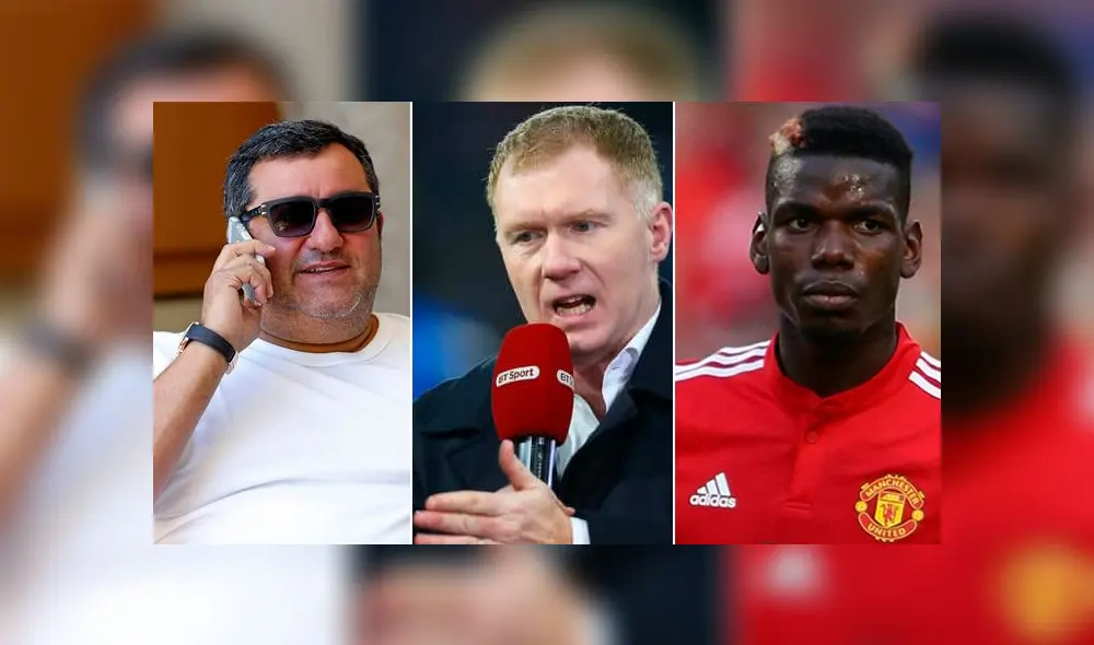 Representante de Paul Pogba ataca a Scholes y pide al United que lo vendan Representante de Paul Pogba ataca a Scholes y pide al United que lo vendan