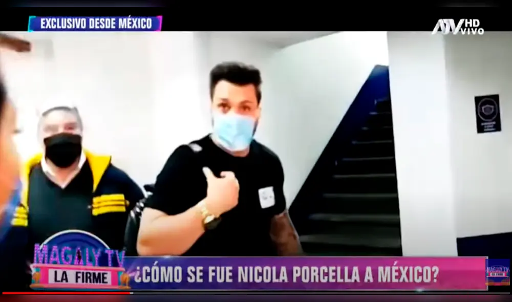 Nicola Porcella no puede explicar cómo viajó a México para Guerreros 2020 y se niega a responder a los periodistas