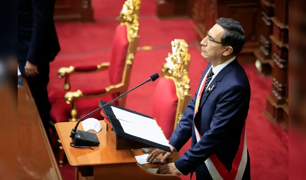 Mensaje a la Nación. Foto: Gobierno del Perú Mensaje a la Nación. Foto: Gobierno del Perú