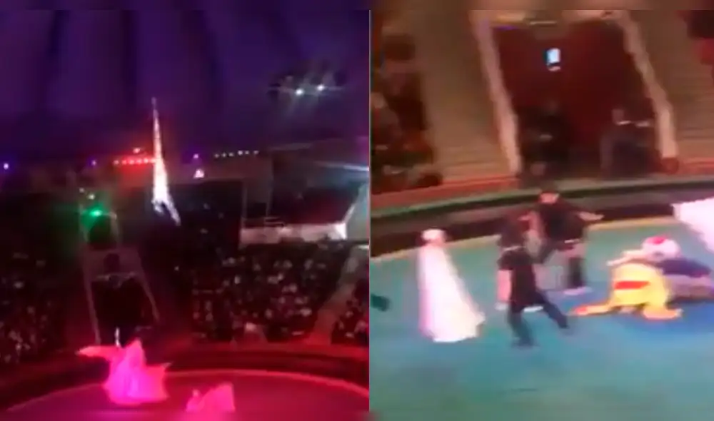 YouTube: Trágico momento en que un acróbata cae al vacío ante miles [VIDEO]