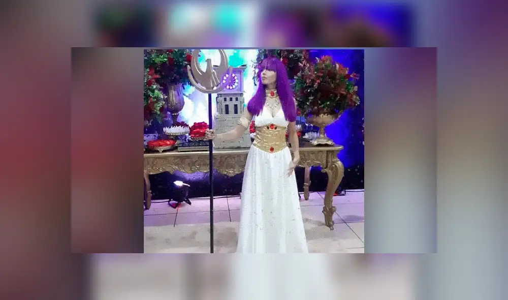 Los jóvenes se vistieron de 'Pegasus' y 'Athenea' dejando asombrados a todos sus invitados. Foto: captura