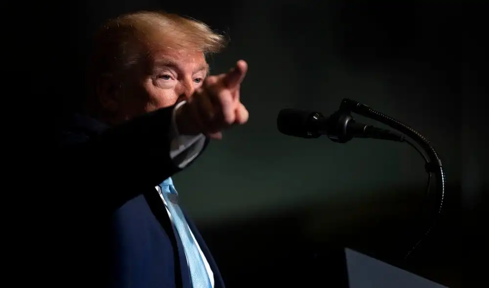 El presidente Donald Trump dio un ultimátum a Siria tras amenazas. Foto: AFP. El presidente Donald Trump dio un ultimátum a Siria tras amenazas. Foto: AFP.