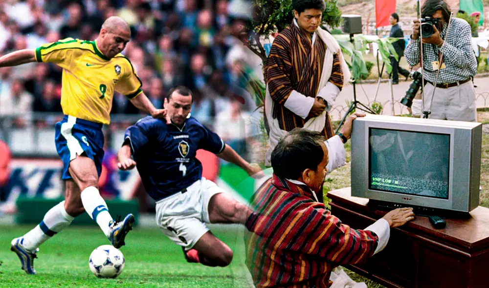 El Mundial Francia 98 es un factor importante para saber como llegó la televisión a Bután por primera vez. Foto: Composición Jazmin Ceras / FIFA / The Bhutanese