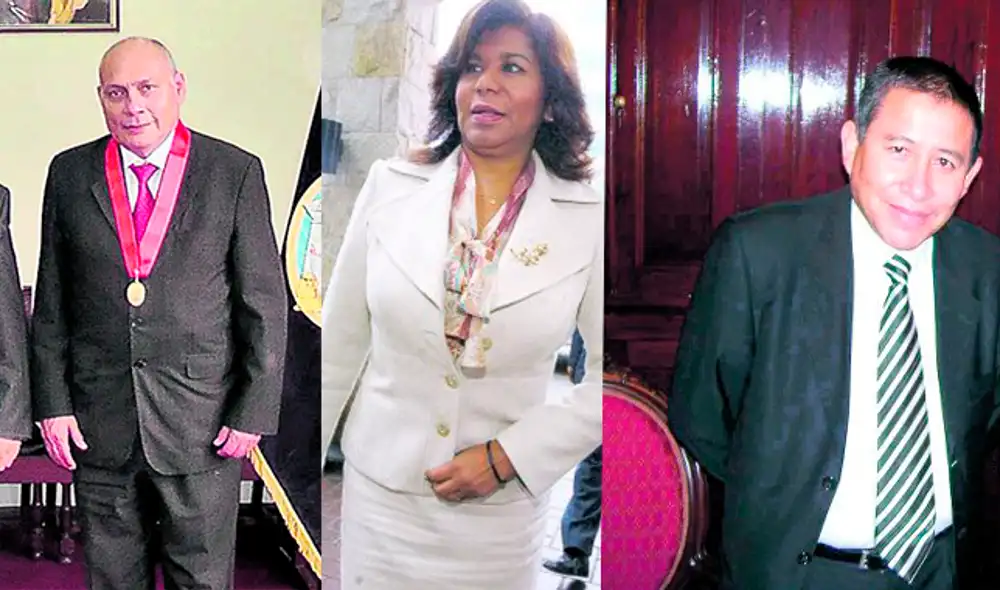 Referencias. Jorge Calderón Castillo, María Zavala Valladares y Jaime Gómez Valverde figuran con cuestionamientos.