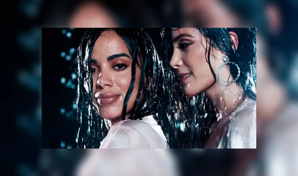 Anitta y Greeicy Rendón son viral en YouTube por excesivo contacto físico en videoclip 