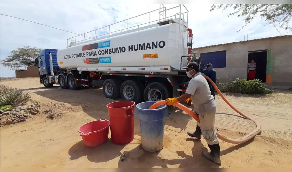 Distribución de agua para consumo humano. Foto: Epsel.