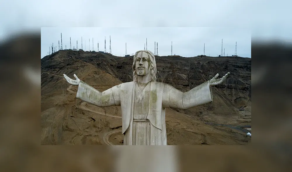 Futuro del Cristo del Pacífico genera debate entre los peruanos. Foto: AFP