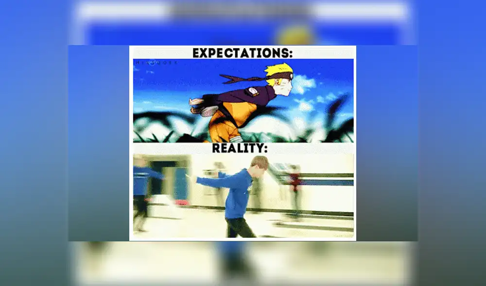 'Correr como Naruto' es una forma muy popular en redes de esprintar, aunque no fue inventada por la popular serie de anime.