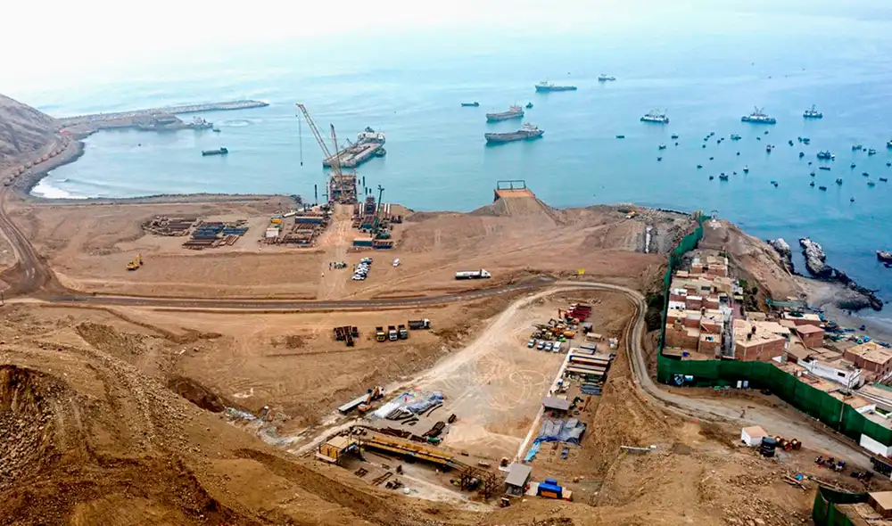 Puerto de Chancay, Huaral. Foto: Andina Puerto de Chancay, Huaral. Foto: Andina