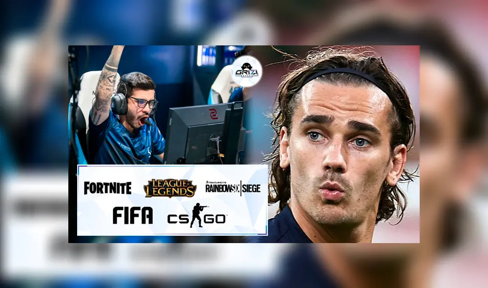 Antoine Griezmann funda su propio equipo de videojuegos competitivos. Antoine Griezmann funda su propio equipo de videojuegos competitivos.