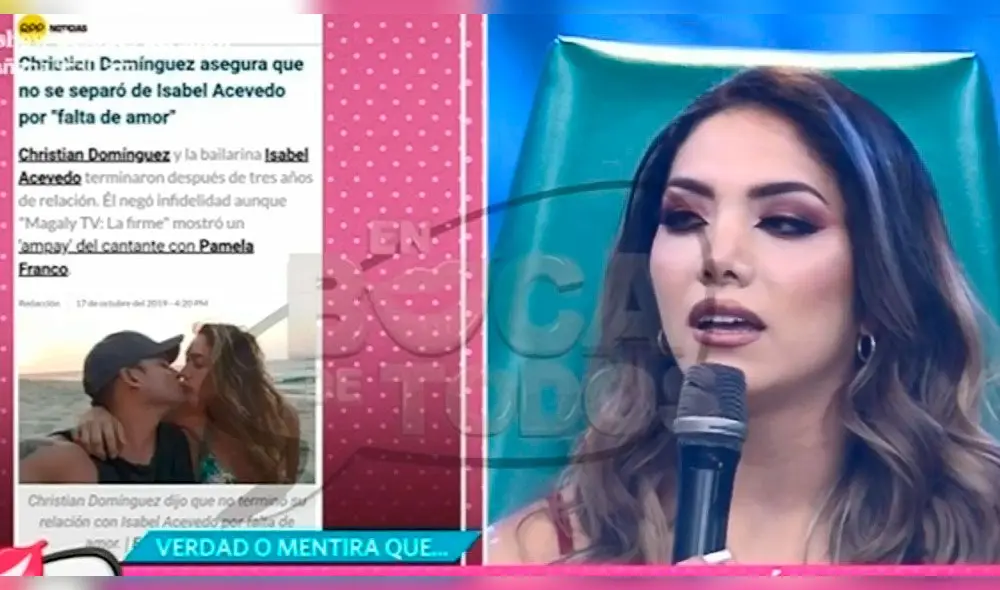 Isabel Acevedo en "En boca de todos"