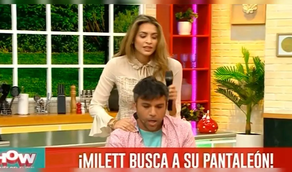 Milett Figueroa y Renzo Schuller Milett Figueroa y Renzo Schuller