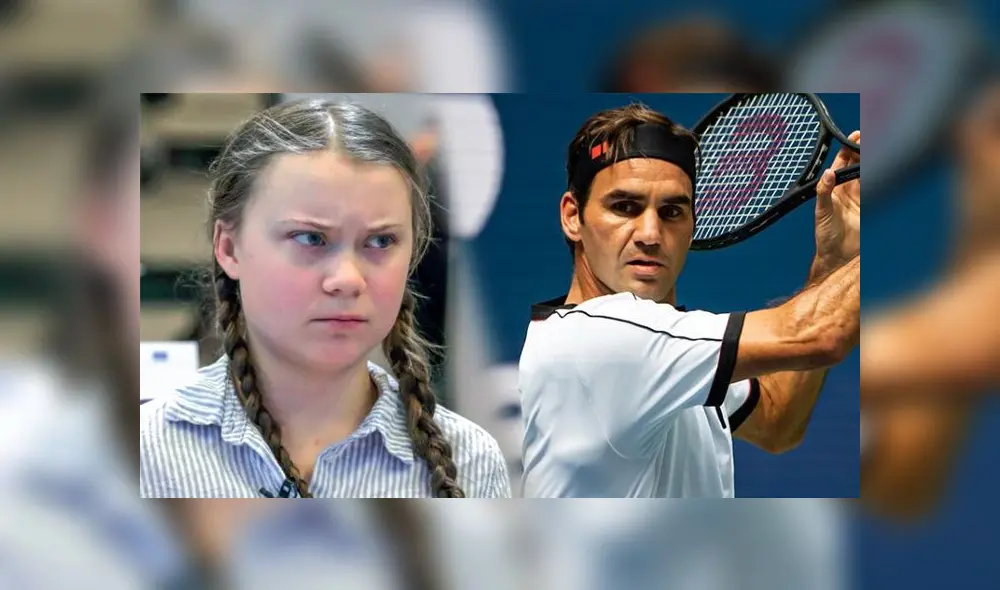 Thunberg criticó al tenista por sus vínculos publicitarios con un banco suizo. Foto: Composición LR