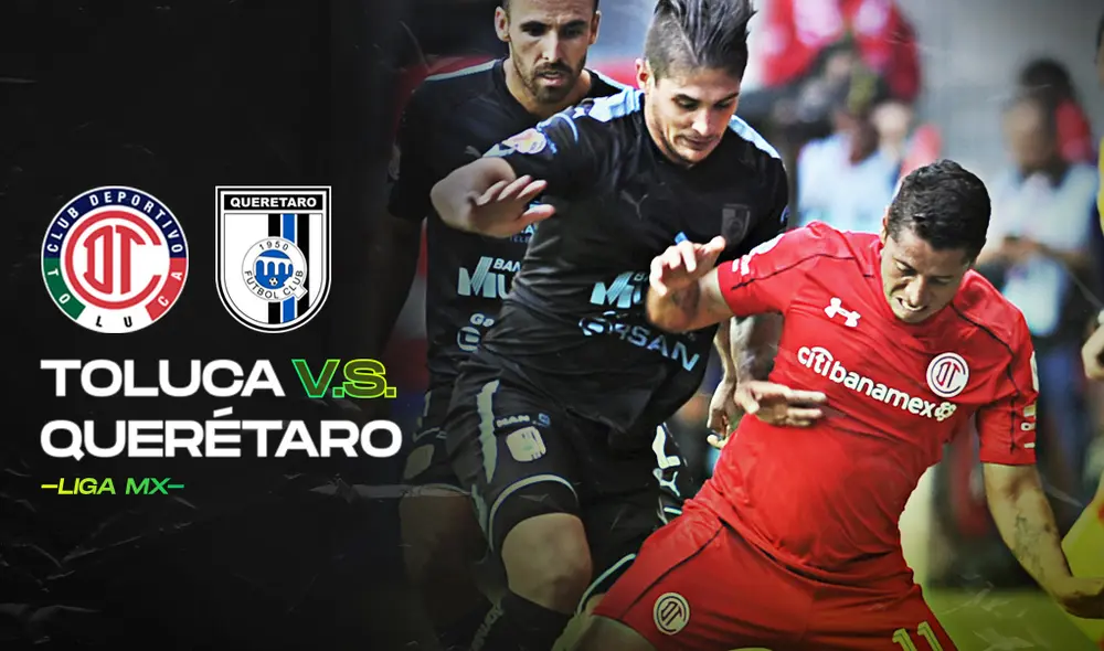 Toluca vs Querétaro por la Liga MX. | Foto: composición de Fabrizio Oviedo