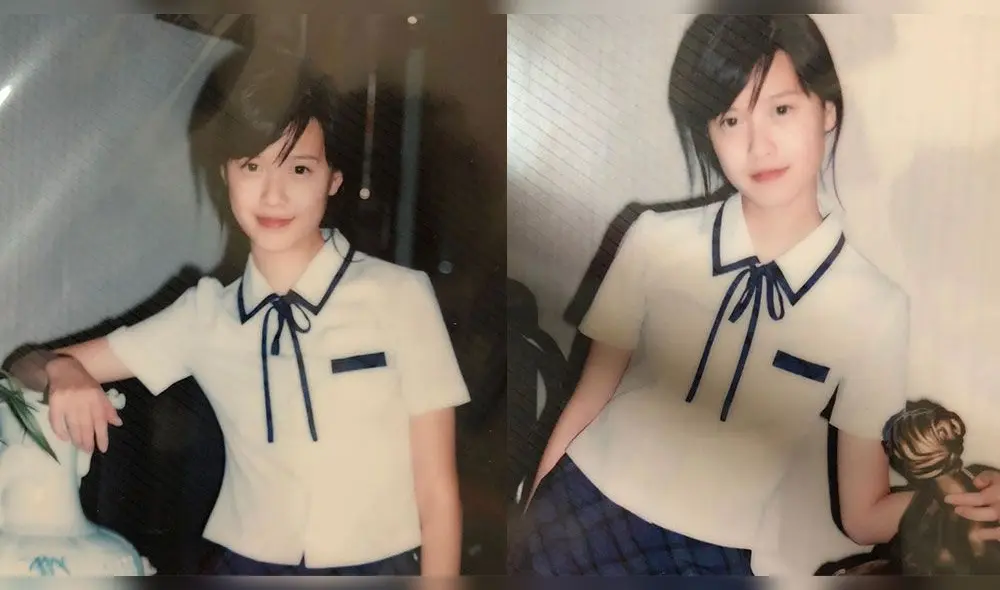 Goo Hye Sun con el uniforme escolar de escuela secundaria. Instagram. 25 de enero 2020.