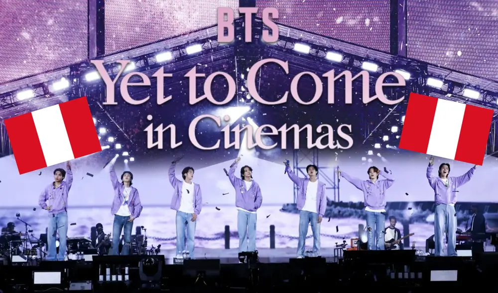 "Yet to come in Busan", último concierto OT7 en vivo de BTS, fue realizado en apoyo a la candidatura de Corea a la Expo Mundial 2022. Conoce aquí en qué cines de Perú proyectarán el espectáculo. Foto: composición LR/Hybe