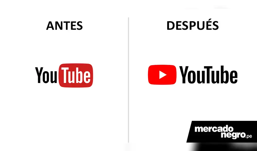 YouTube cambia de logotipo por primera vez en su historia