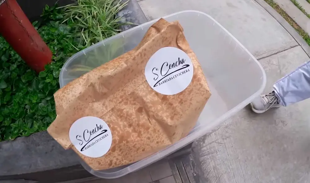 Desliza las imágenes para ver cómo luce este pan con pejerrey que se vende a 16 soles en un restaurante limeño. Fotocaptura: El Cholo Mena/YouTube