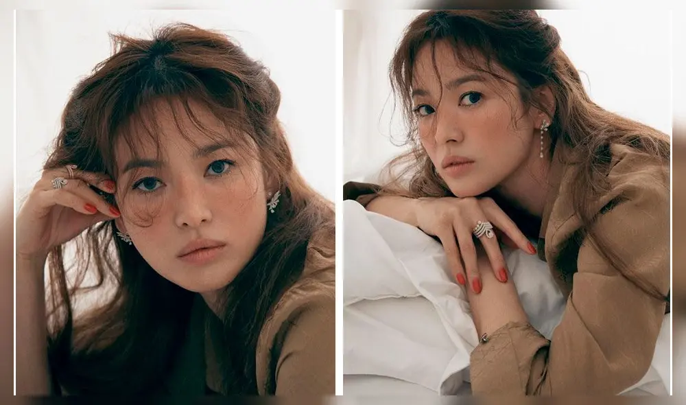Song Hye Kyo vestida de Gucci para la edición de mayo 2020 de ELLE Signapore.