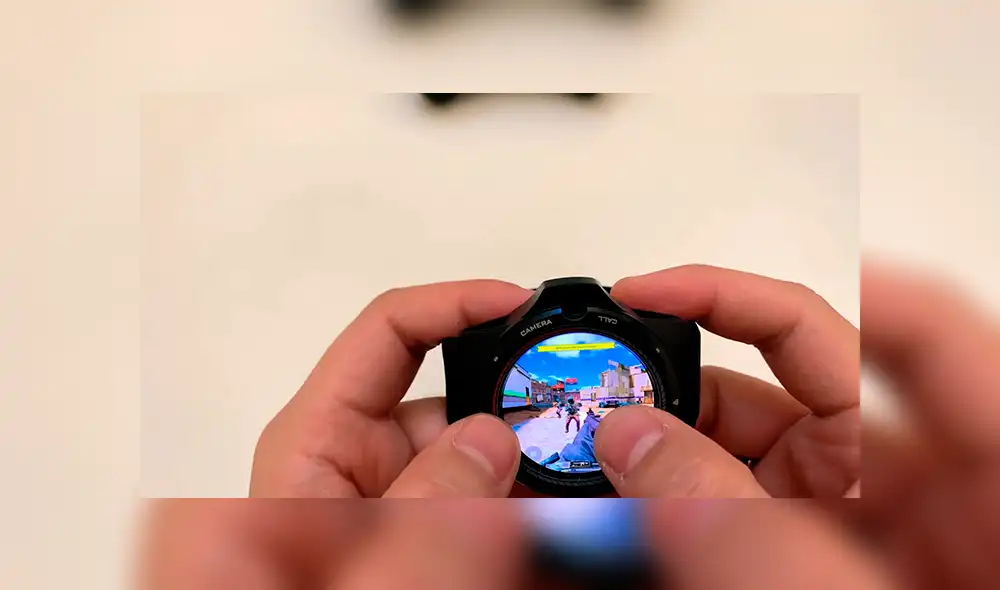 El canal de YouTube 702-tech logró mostrar cómo se ve Call of Duty Mobile en el smartwatch Zeblaze THOR 5