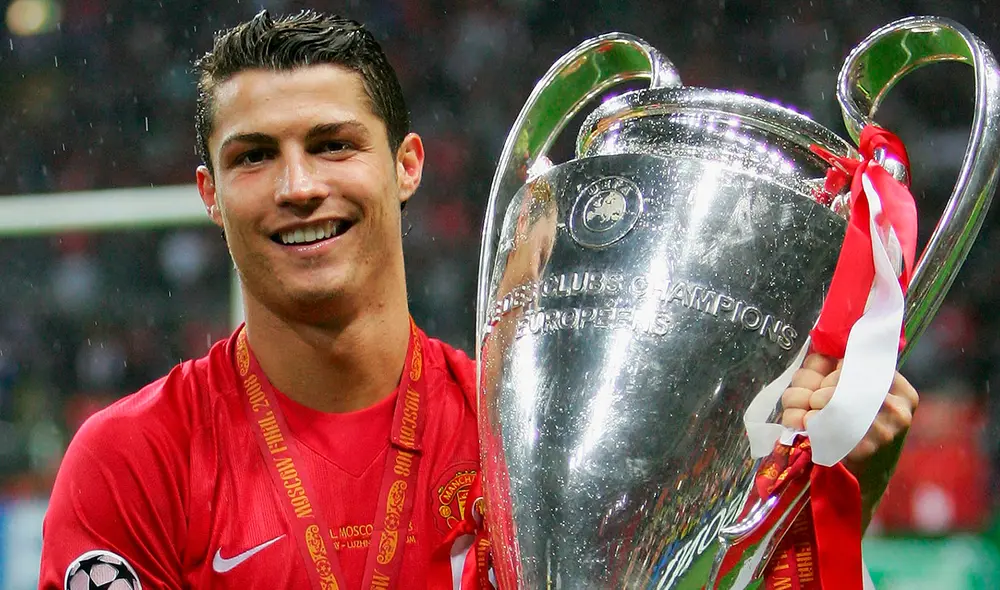 Cristiano Ronaldo ganó la champions con el United en el 2009. Foto: Goal Cristiano Ronaldo ganó la champions con el United en el 2009. Foto: Goal