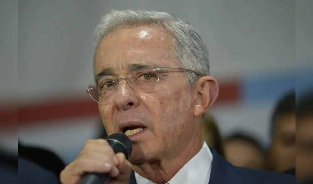 Álvaro Uribe, expresidente de Colombia. Foto: AFP.