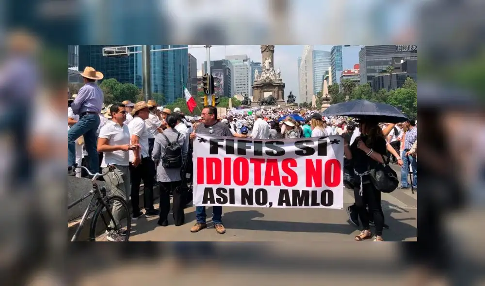 Multitudinaria marcha en México contra primeros 5 meses de gobierno de AMLO [FOTOS]