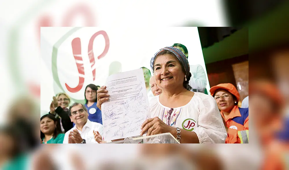 7. Mila Ayay. Lidera lista de Juntos por el Perú.