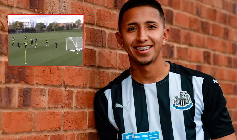 Rodrigo Vilca tiene contrato con el Newcastle hasta el 2024. Foto: Composición Instagram/Newcastle United