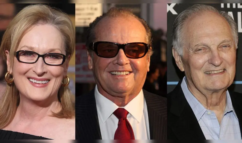 Conocidos actores como Meryl Streep, Jack Nicholson y Kate Winslet son algunos de los actores que forman parte del grupo de intérpretes con mayor cantidad de premios.