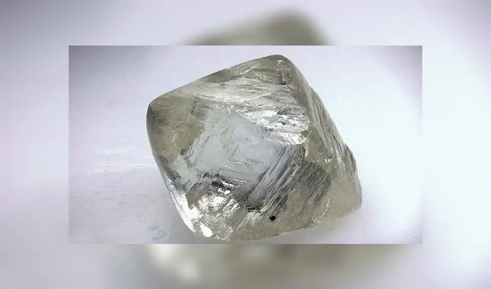 El diamante es el segundo más importante hallado durante este año. Foto: Alrosa /referencial El diamante es el segundo más importante hallado durante este año. Foto: Alrosa /referencial
