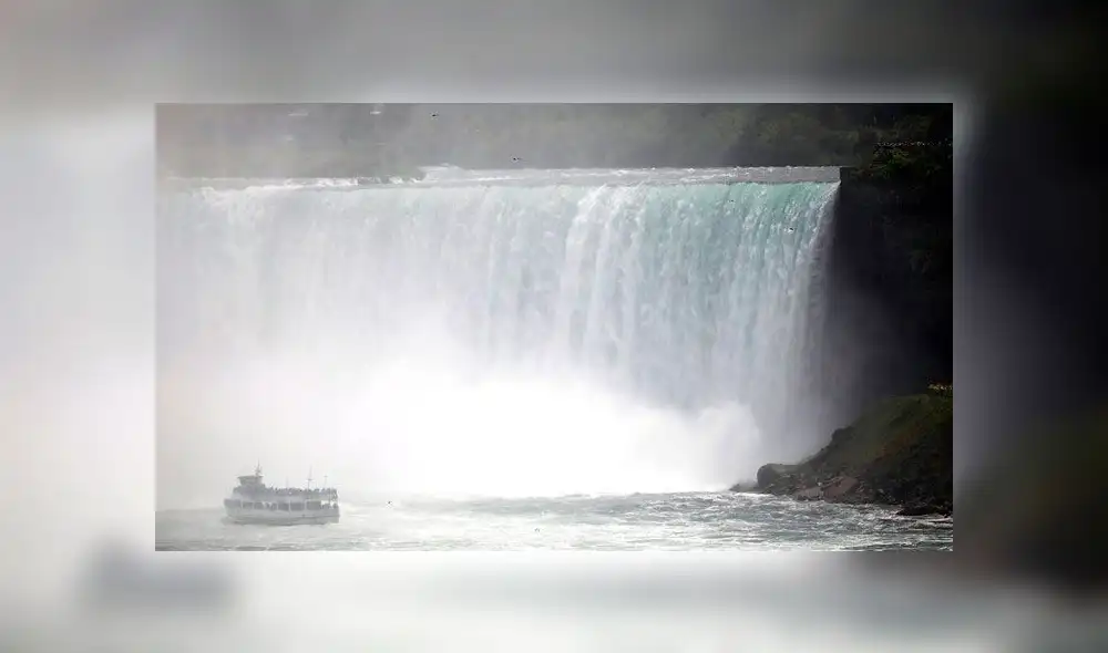 El turista cayó a la más grande de las 3 cataratas que tiene el río Niágara. Foto: difusión El turista cayó a la más grande de las 3 cataratas que tiene el río Niágara. Foto: difusión