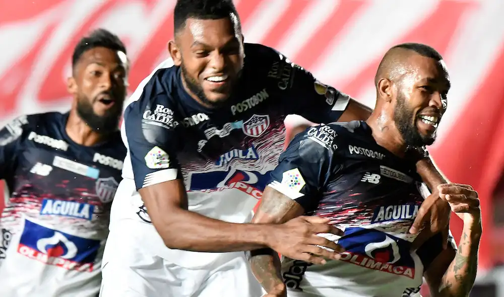 Junior de Barranquilla y América de Cali se vienen enfrentando por la Superliga Colombiana. Foto: Prensa Junior de Barranquilla