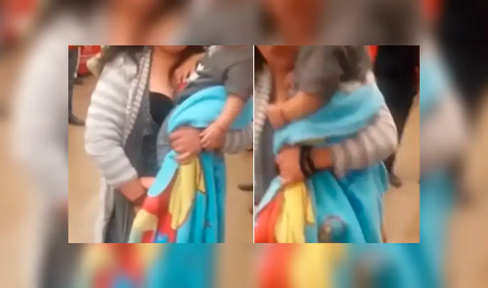 YouTube: Mujer con bebé en brazos intenta robar en supermercado, pero pasa tremenda vergüenza