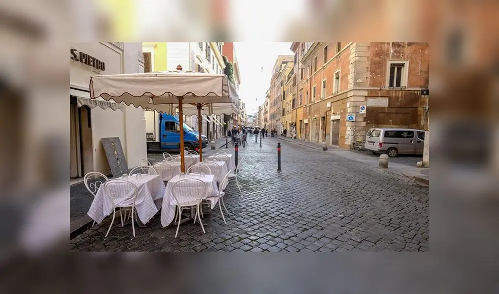 En Italia la rutina cambió para toda la ciudadanía, incluida la que reside en Roma. Foto: EFE En Italia la rutina cambió para toda la ciudadanía, incluida la que reside en Roma. Foto: EFE