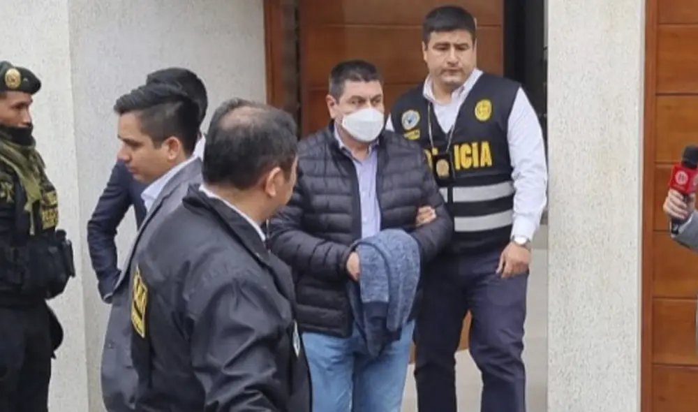 Cáceres fue detenido preliminarmente por presuntos actos delictivos. Foto: Deysi Portuguez / URPI-LR Cáceres fue detenido preliminarmente por presuntos actos delictivos. Foto: Deysi Portuguez / URPI-LR